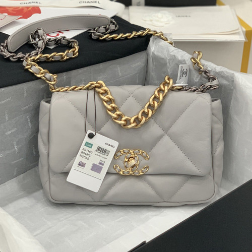 Chanel Womens Bags Shoulder Messenger Bags Chanel 19 Flap Bag Luxury Brand with Original Box