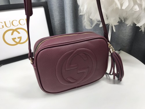 Gucci Womens Bag Crossbody Luxury GG Shoulder Bag Leather Luxury Brand 308364