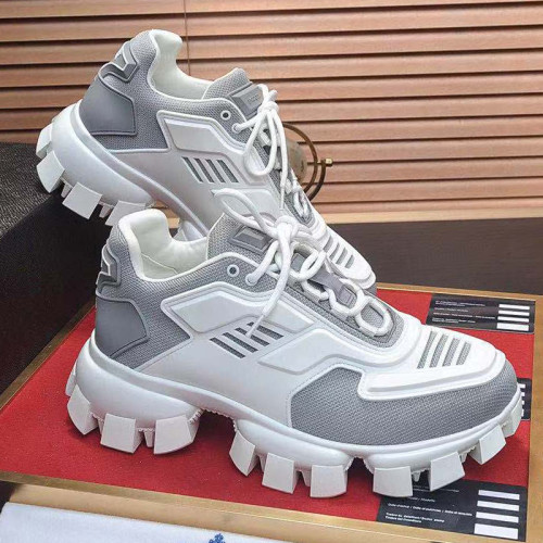 Prada Men Shoes Sneakers Luxury Brabd Cloudbust Thunder Technical Fabric Sneakers with Original Box