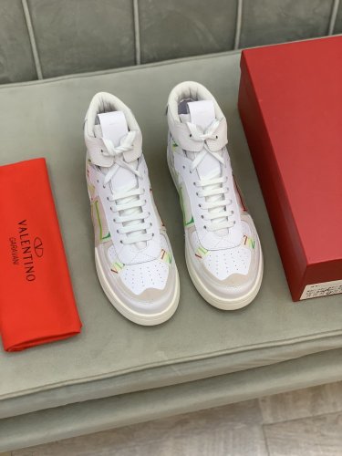 Valentino Men Shoes Fashion Design Luxury Brand Gumboy Sneakers Boots with Original Box