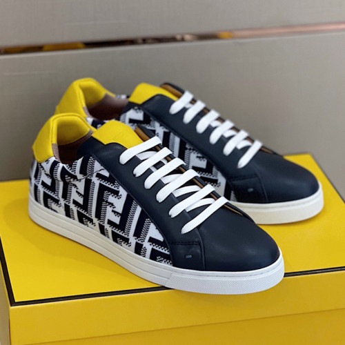 Fendi Mens Shoes Fashion Sneakers Luxury Brand Casual Shoes for Men with Original Box