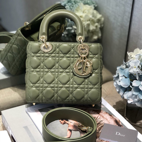 Dior Womens Bags Handbags Luxury Fashion LADY DIOR D-LITE BAG with Original Box