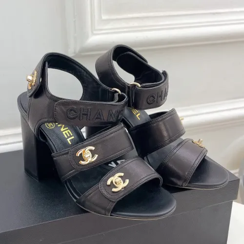 Chanel Womens Shoes Sandals Slippers Luxury Brand Design with Original Box Women Sandals 8cm Heel