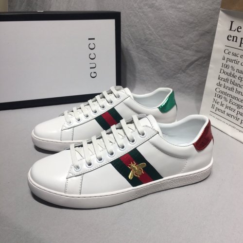 Gucci Womens Shoes Fashion Sneakers Luxury Brand Women's Ace embroidered sneaker 431942 02JP0 9064