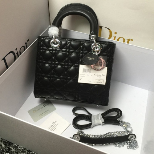 Dior Womens Bags Handbags Luxury Fashion MEDIUM LADY D-LITE BAG with Original Box