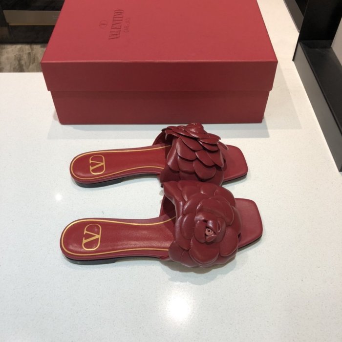 Valentino Womens Shoes VALENTINO GARAVANI ATELIER SHOES 03 ROSE EDITION SLIDE SANDAL