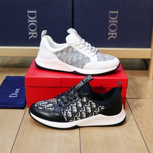 Dior Mens Shoes Sneakers Luxury Brand Breathable Design Casual Shoes for Men with Original Box