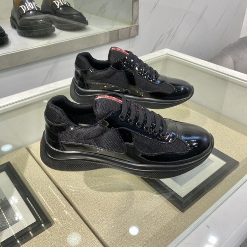 Prada Mens Shoes Sneakers Casual Shoes for Men Luxury Brand White Prada PRAX 1 sneakers with Original Box 4E3576_3LFV_F0009