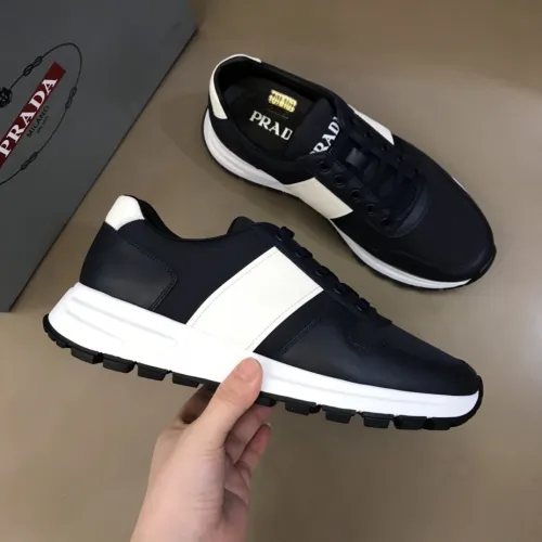 Prada Mens Shoes Sneakers Casual Shoes for Men Luxury Brand Breathable Fashion Sneakers with Original Box