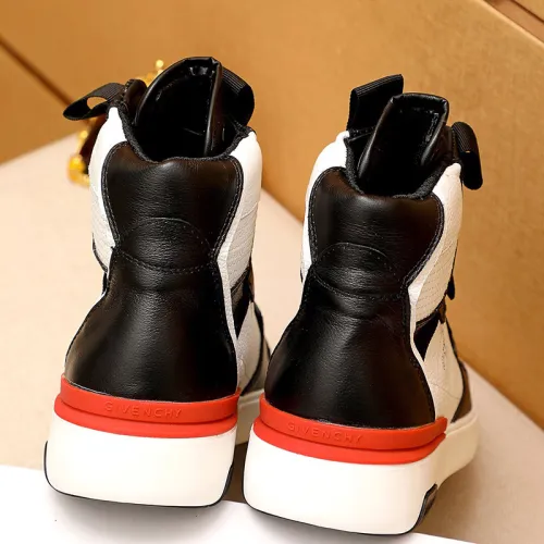 Givenchy Men Shoes Boots Fashion Sneakers Luxury Brand Two-Toned Wing High-Top Sneakers In Leather BH002JH0K6-004
