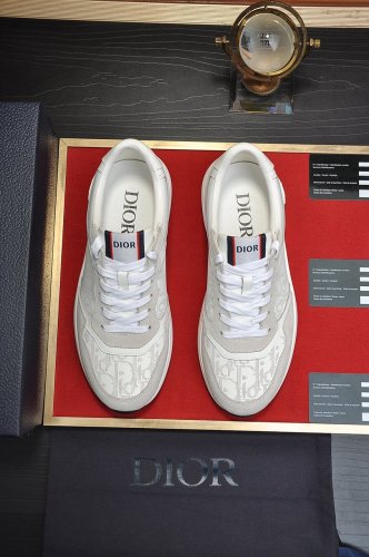 Dior Mens Shoes Sneakers Luxury Brand Breathable Design Casual Shoes for Men with Original Box