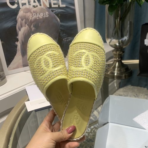 Chanel Womens Shoes Espadrilles Mule