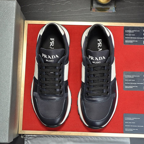 Prada Mens Shoes Sneakers Casual Shoes for Men Luxury Brand Breathable Fashion Sneakers with Original Box