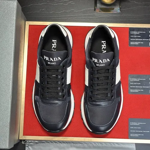 Prada Mens Shoes Sneakers Casual Shoes for Men Luxury Brand Breathable Fashion Sneakers with Original Box