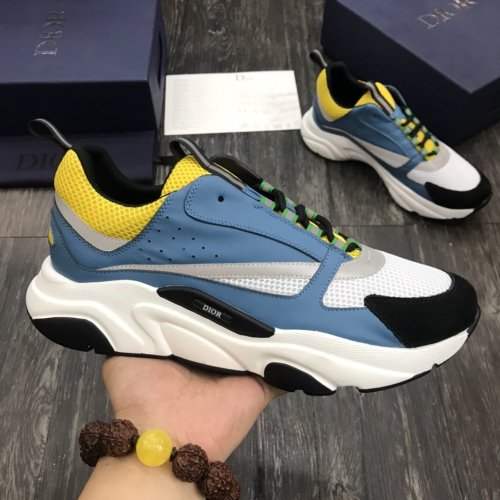 Dior Men Women Shoes Luxury Brand B22 Sneakers with Original Box Mens Womens Breathable Sneaker