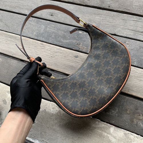 Celine Womens Bag AVA BAG IN TRIOMPHE CANVAS