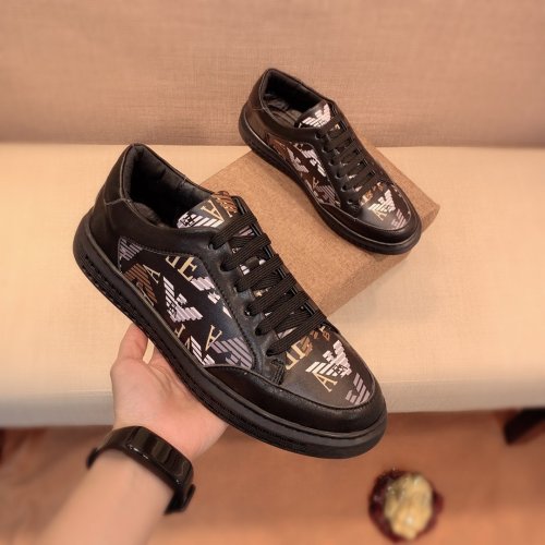 Armani Men Shoes Sneakers Fashion Design Luxury Brand Design
