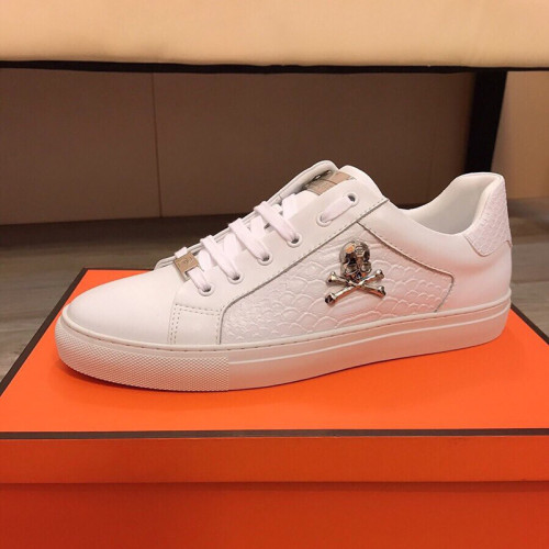 Philipp Plein Men Shoes Low Top Sneaker Fashion Design Luxury Brand