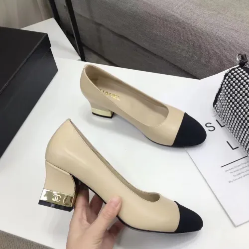 Chanel Womens Shoes Leather Pumps