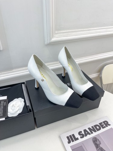 Chanel Womens Shoes Pumps Sandals Luxury Brand Design with Original Box Women Slippers 8cm Heel Pumps