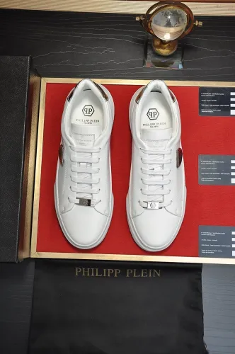 Philipp Plein Men Shoes Sneakers Low Top Sneaker Fashion Design Luxury Brand with Original Box
