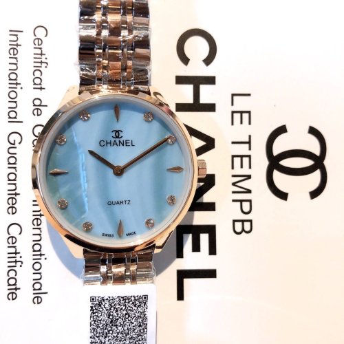 Chanel Watch Luxury Brand Design Fashion Type with Original Box