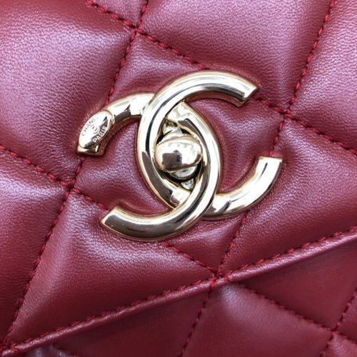 Chanel Womens Shoulder Bags Luxury Brand with Original Box Small Flap Bag With Top Handle Lambskin & Gold-Tone Metal