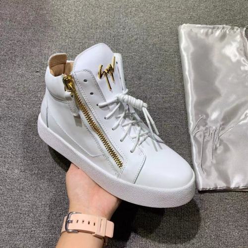 Giuseppe Zanotti Mens Shoes Luxury Brand High Top Sneakers Coby