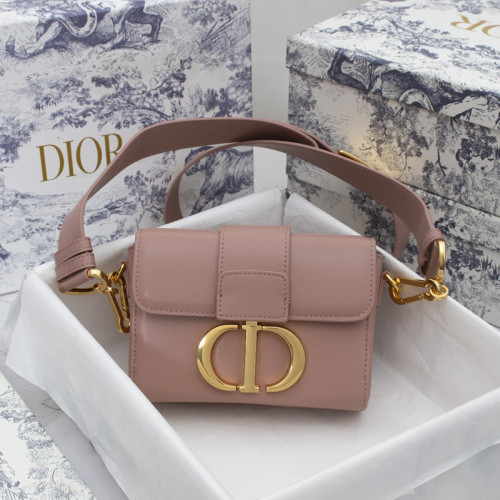 Dior Womens Bags Crossbody Bags 30 MONTAIGNE BOX BAG Rose Des Vents Box Calfskin