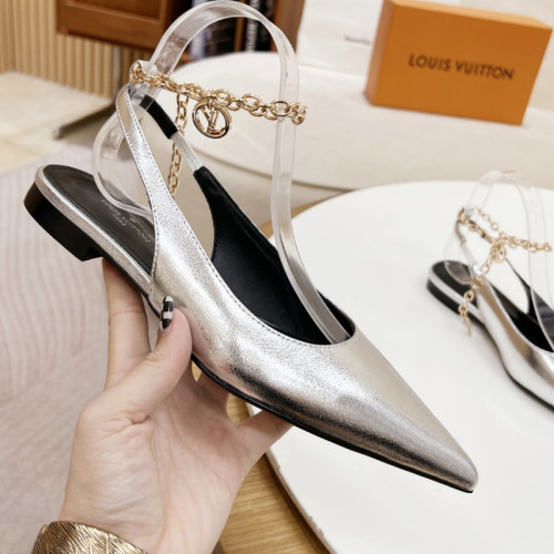 Louis Vuitton Womens Shoes Sandals Slippers Leather Design Luxury Brand Fashion Sandals with Original Box