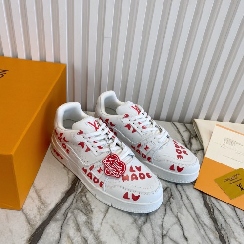 Louis Vuitton Men Shoes Fashion Sneakers Design Luxury Brand LV TRAINER SNEAKER with Original Box 1A9JBV