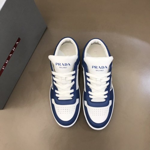 Prada Mens Shoes Sneakers Casual Shoes for Men Luxury Brand Breathable Fashion Sneakers with Original Box
