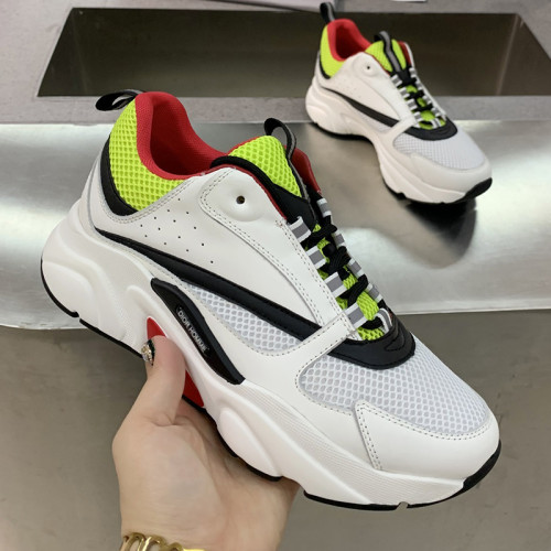Dior Mens Shoes Sneakers Luxury Brand Breathable Design B22 SNEAKER with Original Box