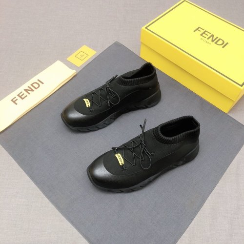 Fendi Mens Shoes Fashion Sneakers Luxury Brand Casual Shoes for Men with Original Box