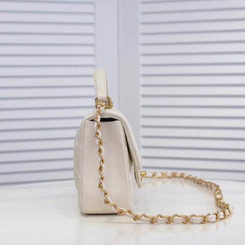 Chanel Womens Bags Crossbody Bag Fap Bag with Top Handle
