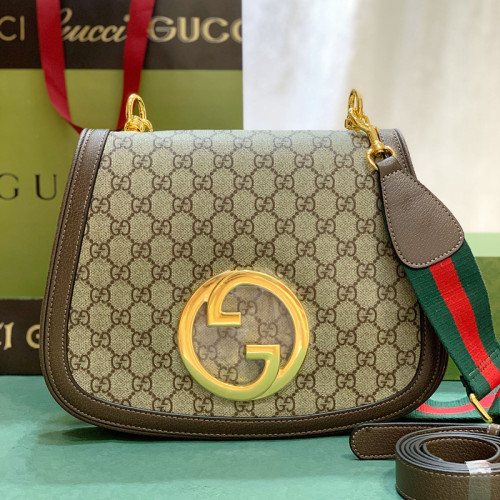 Gucci Womens Bags Shoulder Messenger Bag Luxury Brand Gucci Blondie medium shoulder bag with Original Box 699210 96IWG 8745