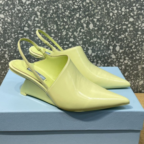 Prada Womens Shoes Slingback Pumps Luxury Brand Casual Shoes for Women with Original Box