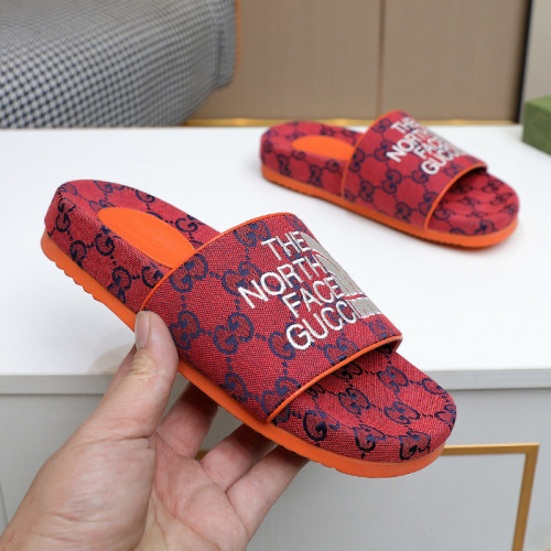 Gucci Womens Shoes Sandals Slides Slippers Luxury Brand Thick Sole Design Women's GG canvas slide sandal with Original Box 624695 H6320 9763