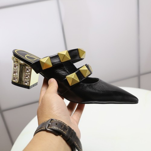 Valentino Womens Shoes Roman Stud Mules