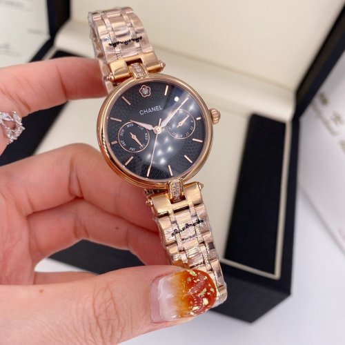 Chanel Watch Luxury Brand Design Fashion Type with Original Box