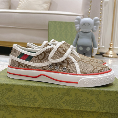 Gucci Womens Shoes Sneakers Luxury Brand Women's Gucci Tennis 1977 sneaker ‎692918 UKO70 2584 with Original Box