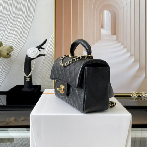 Chanel Womens Bags Crossbody Bag Classic Handbag CF Mini Luxury Brand with Original Box