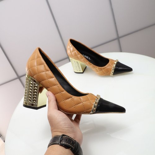 Chanel Womens Shoes Pumps 8.5cm
