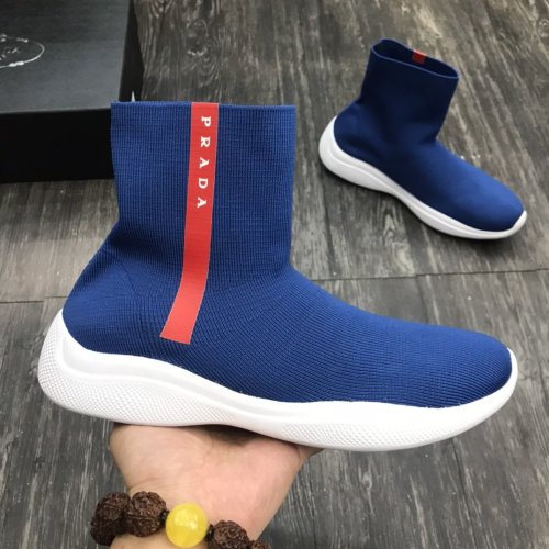 Prada Men Shoes Luxury Brand Sneakers