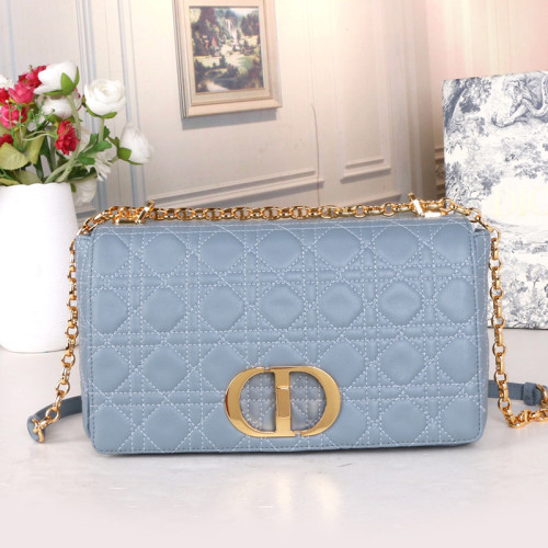 Dior Womens Bags Crossbody Bag LARGE DIOR CARO BAG Luxury Brand Cannage Calfskin with Original Box