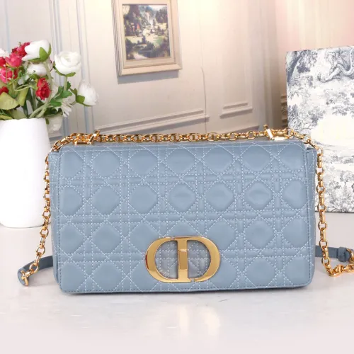 Dior Womens Bags Crossbody Bag LARGE DIOR CARO BAG Luxury Brand Cannage Calfskin with Original Box