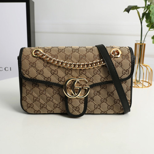 Gucci Womens Bags Shoulder Messenger Bag Luxury Brand Small GG Marmont bag with Original Box