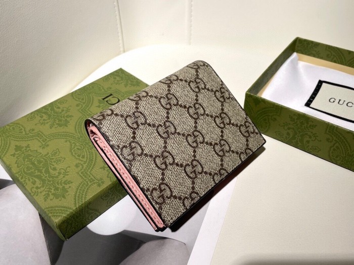 Gucci Womens Bags Wallets Leather Design Luxury Brand GG Marmont card case wallet with Original Box 658610 17WAG 5788