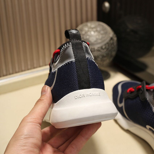 Dior Men Shoes Sneakers Casual Luxury Brand Slip On Breathable Mens Shoes B21 Sneaker