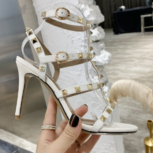 Valentino Women Shoes Mule Flip Flop Sandals ROMAN STUD SLIDE SANDAL IN QUILTED NAPPA with Original Box Luxury Brand